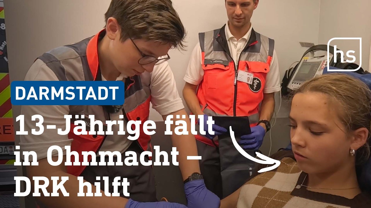 Sanitäter im Einsatz auf dem Heinerfest Darmstadt | hessenschau
