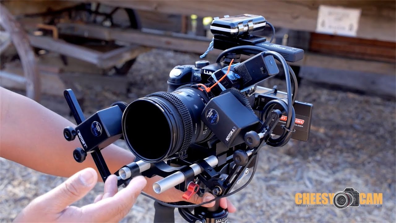 Video Stabilizer + Wireless Follow Focus + Wireless HDMI Video