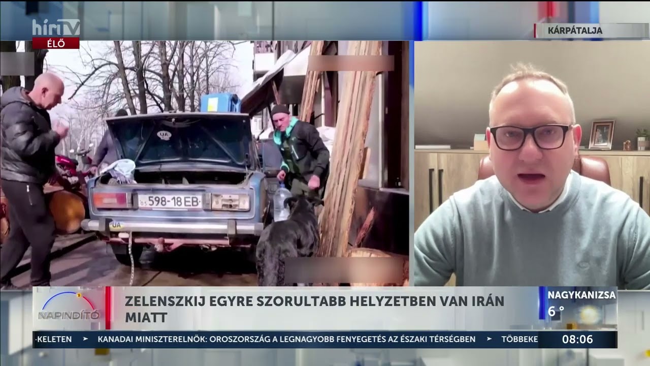 Zelenszkij egyre szorultabb helyzetben van Irán miatt - HírTV