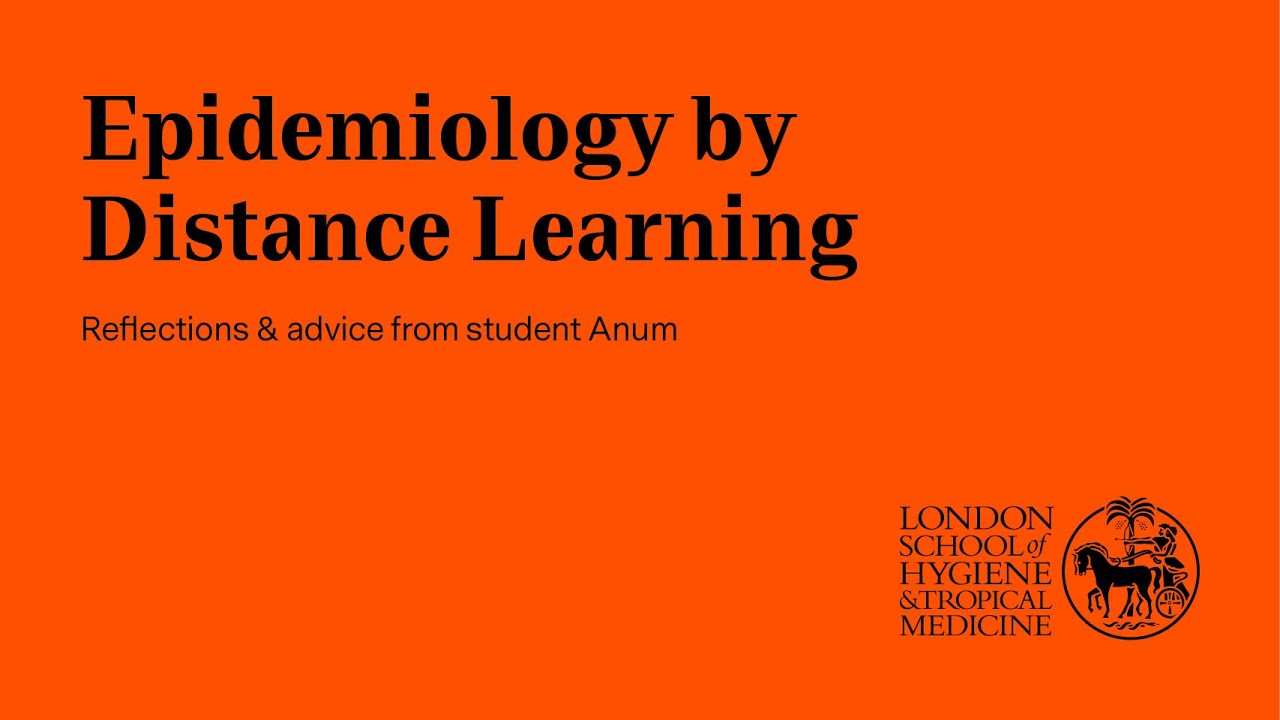 Studying Epidemiology online - Anum's story
