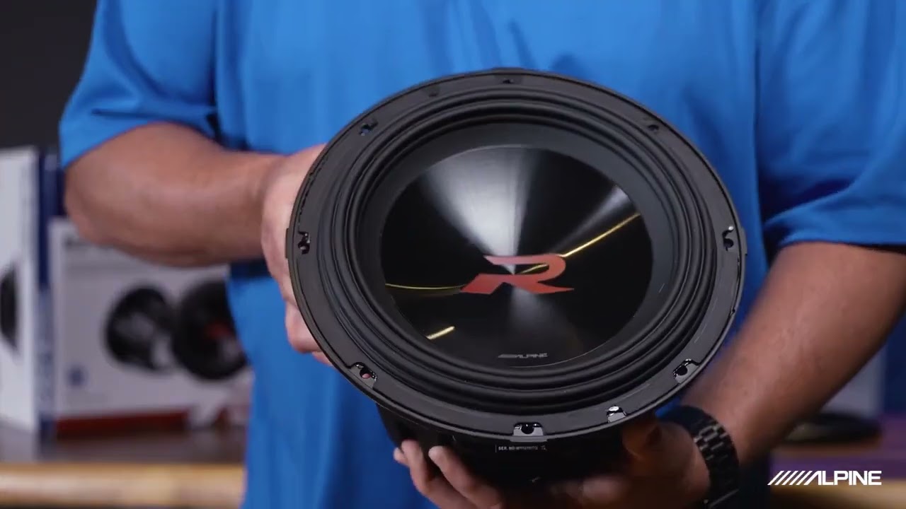 Alpine R-Series Subwoofers: Born To Be Played Loud!