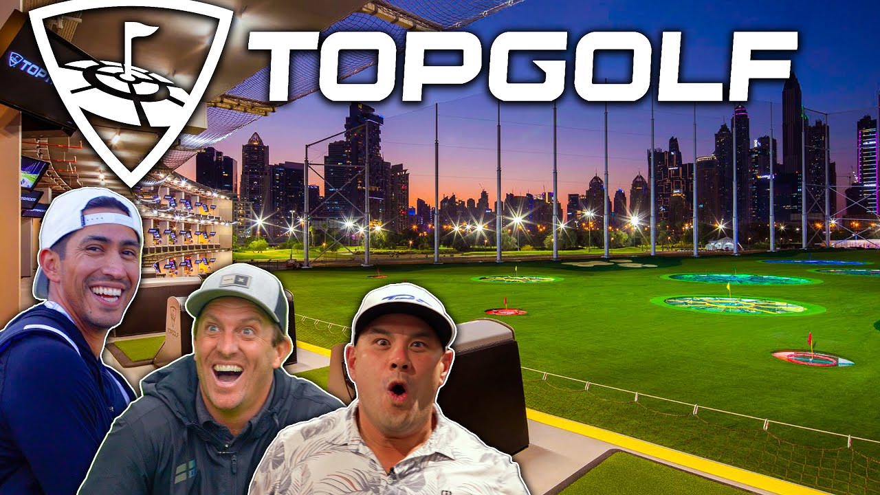 Совершенно новый TOP GOLF в Лос-Анджелесе! Виртуальный матч на Пеббл-Бич!