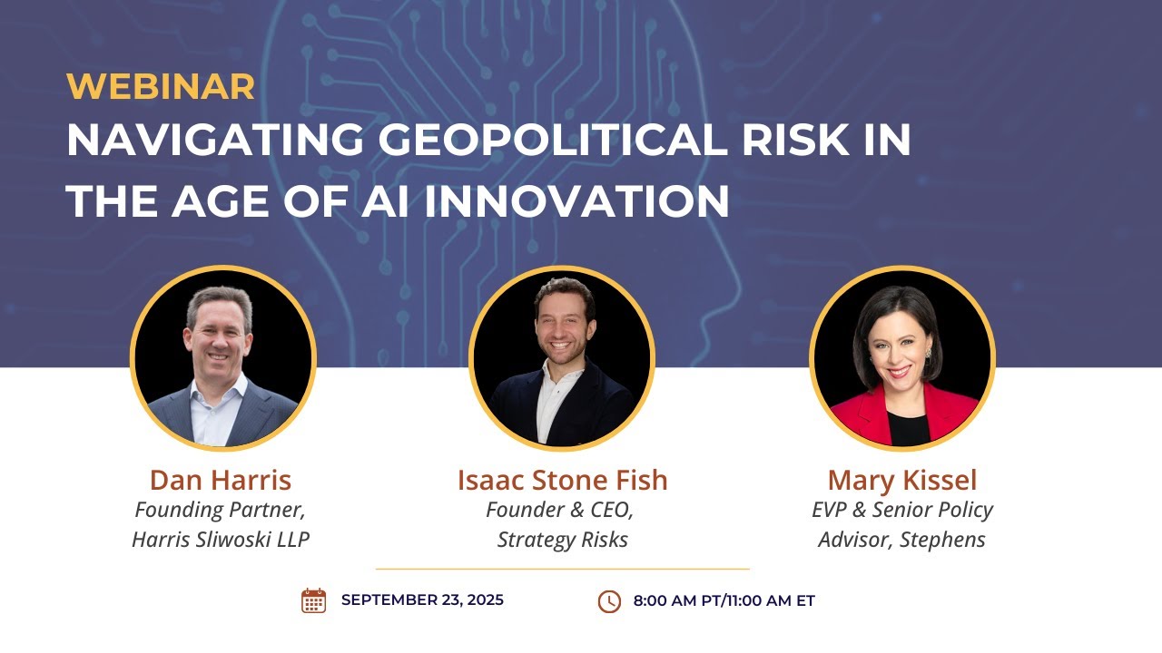 Navigating Geopolitical Risk in the Age of AI Innovation