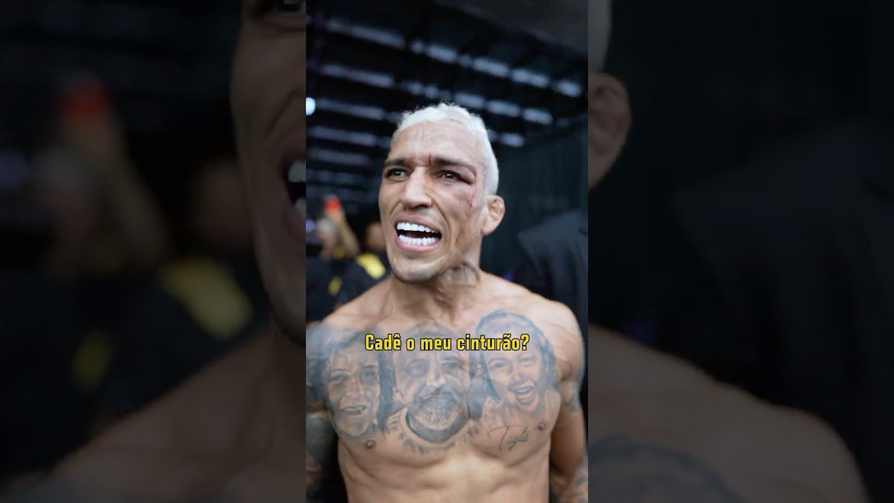 CHARLES DO BRONXS T&Aacute; INDO BUSCAR O CINTUR&Atilde;O DE NOVO! 🦁 #UFC317 #shorts