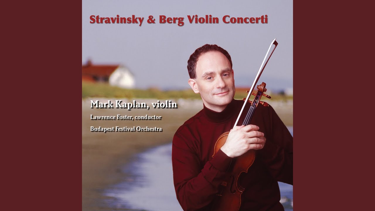 Igor Stravinsky: Violin Concerto Aria Ii
