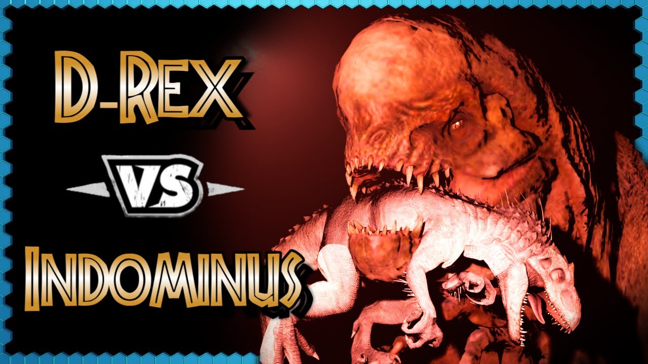 D-Rex 🆚 Indominus Rex🦖 | #jurassicworldrebirth #jurassicworld