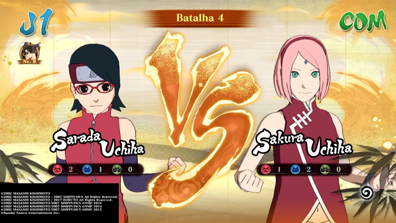 Sarada vs Sakura (Boruto) Very Hard - Naruto Storm Connections