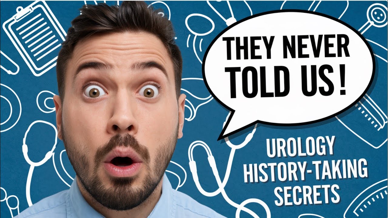 Urology History-Taking Secrets: What They Don&rsquo;t Tell Beginners in Med School!