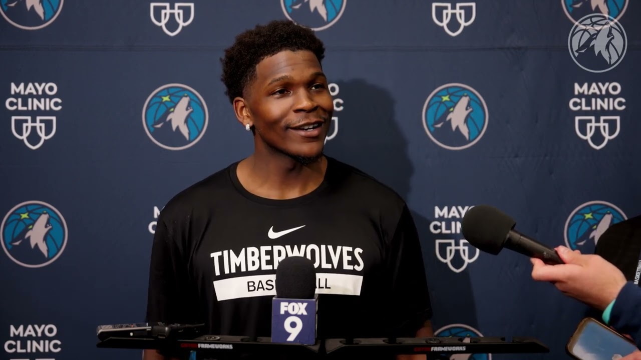 “MVP & Championship. That’s The Goal.” | Anthony Edwards Training Camp Sound | 10.01.25