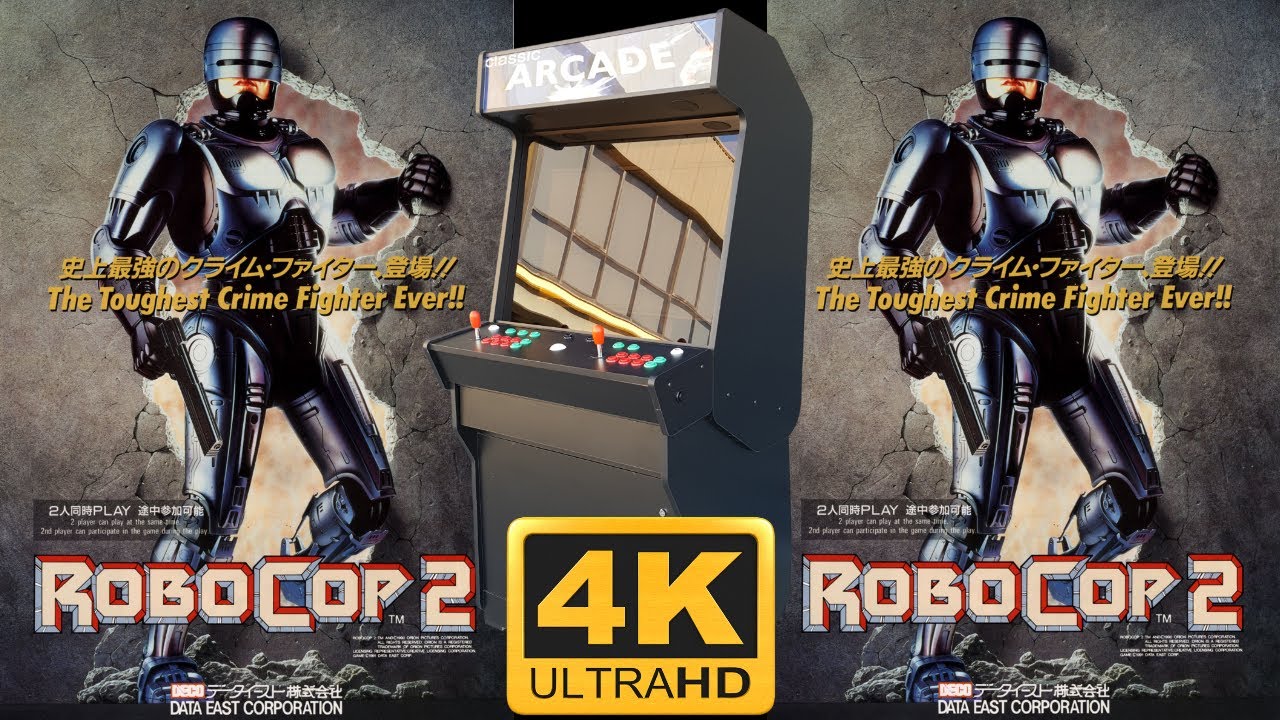 RoboCop 2 | ARCADE | Ultra HD 4K/60fps🔴| Longplay Walkthrough Playthrough Full Game Movie
