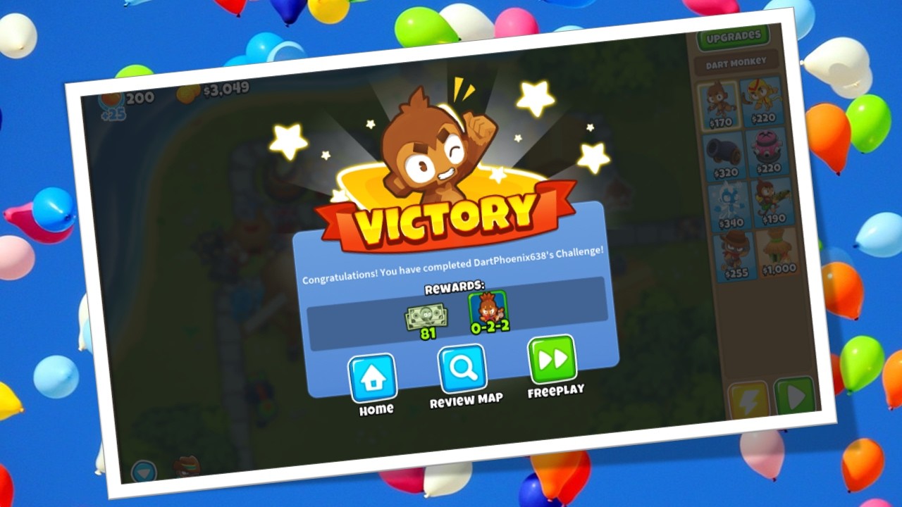 Bloons TD6 - Daily challenge 22/02/26 (WIN)