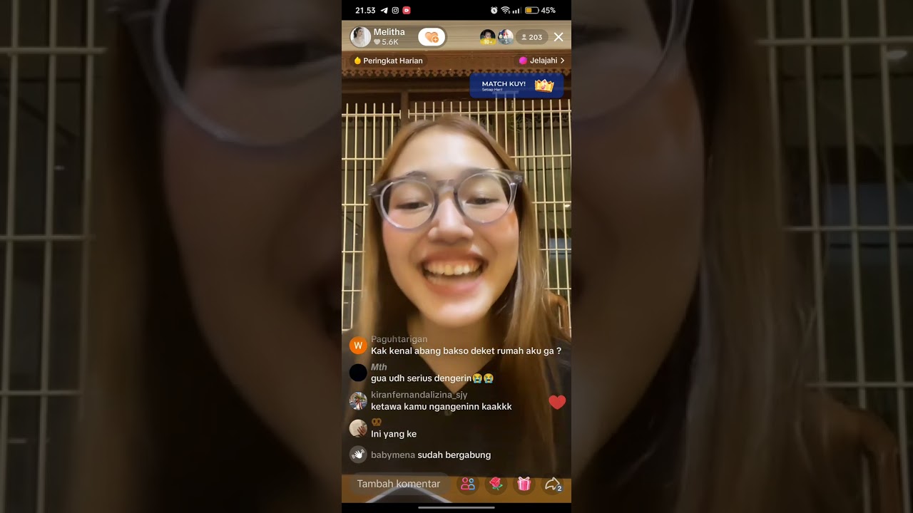 Tiktok Live Melithatricias || 21 Maret 2024