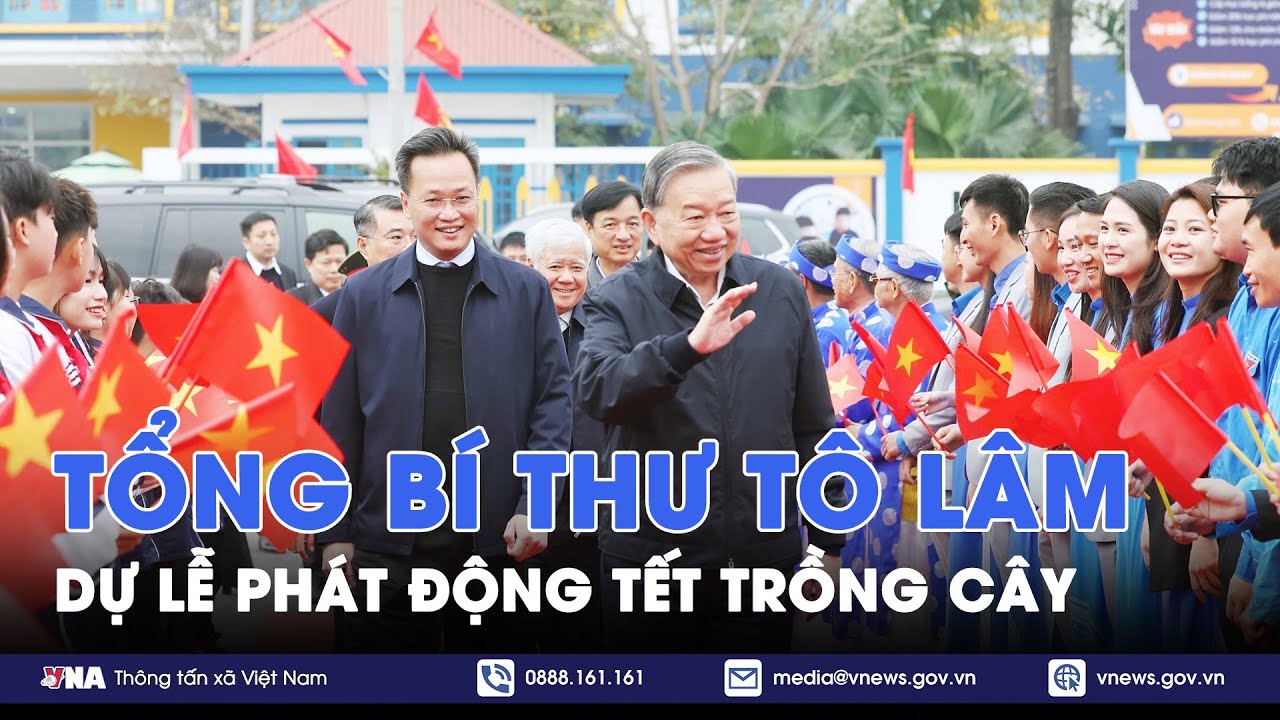 Tổng Bí thư Tô Lâm dự Lễ phát động Tết trồng cây: Đời đời nhớ ơn Bác Hồ tại Hưng Yên - VNA