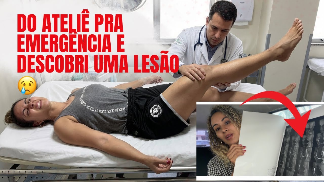  ‼️Do ateliê pra emergência🚨Descobri uma lesão 😢