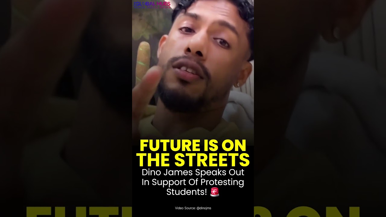#dinojames Breaks #silence on #police #action Against #students 🛑 #cjpprotest #dinojames #trending