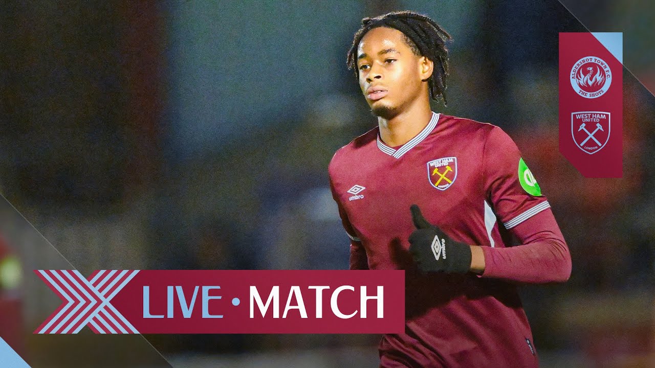 LIVE: Aldershot Town v West Ham United U21 | National League Cup