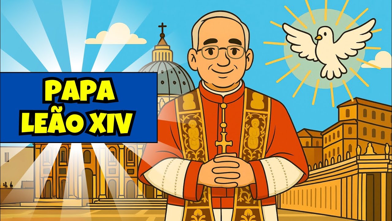 Catequese para Crianças - Quem é o Papa ? I Desenho Católico I Pai Nosso para Crianças