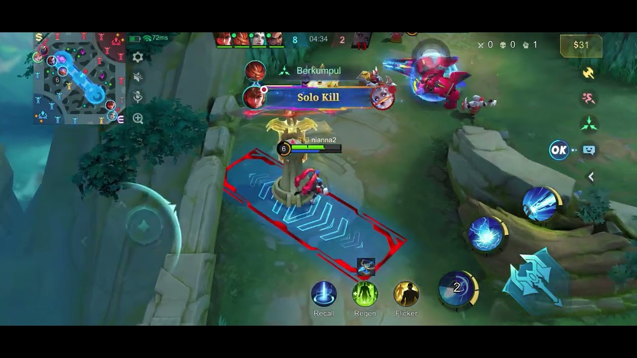 LAYLA ANAK KECIL // solo RANK parRTTY 1 #mobilelegends #mlbb #mlbbhighlights 