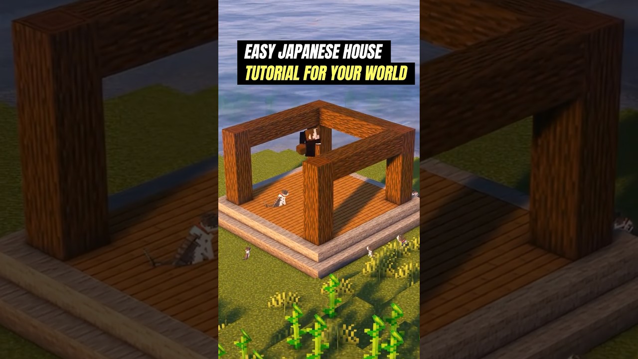 Easy Japanese House Tutorial - Minecraft