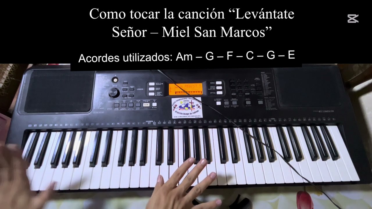 🎹 Tutorial: Cómo tocar “Levántate Señor” de Miel San Marcos en piano