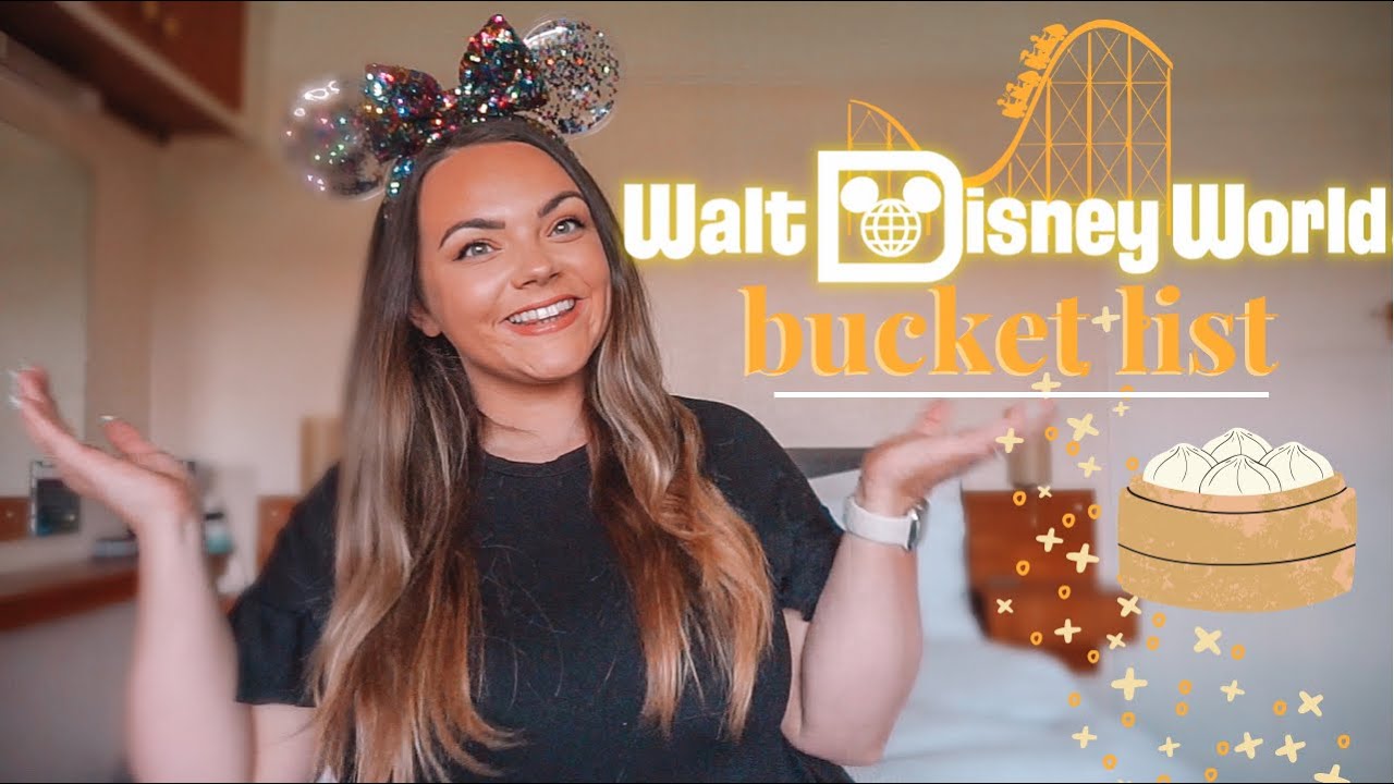 Disney World Bucket List 2022 | Things we want to do at Disney Orlando | Snacks, Rides & Characters