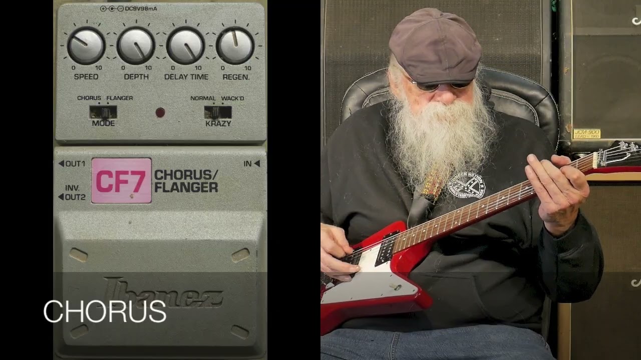 IBANEZ CF7 CHORUS/FLANGER NO TALKING