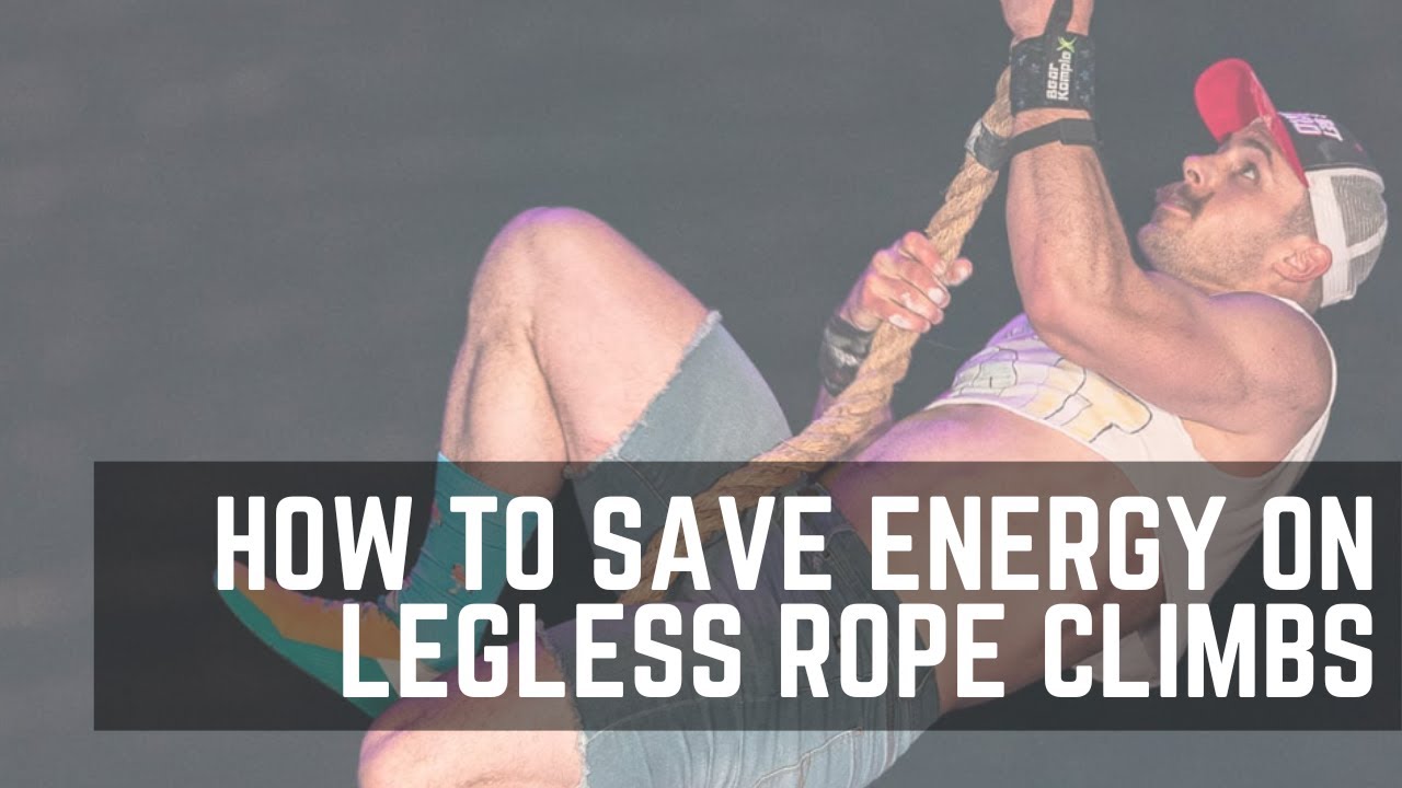 How to Save Energy on Legless Rope Climbs - Technique Tip from Conquer Athlete