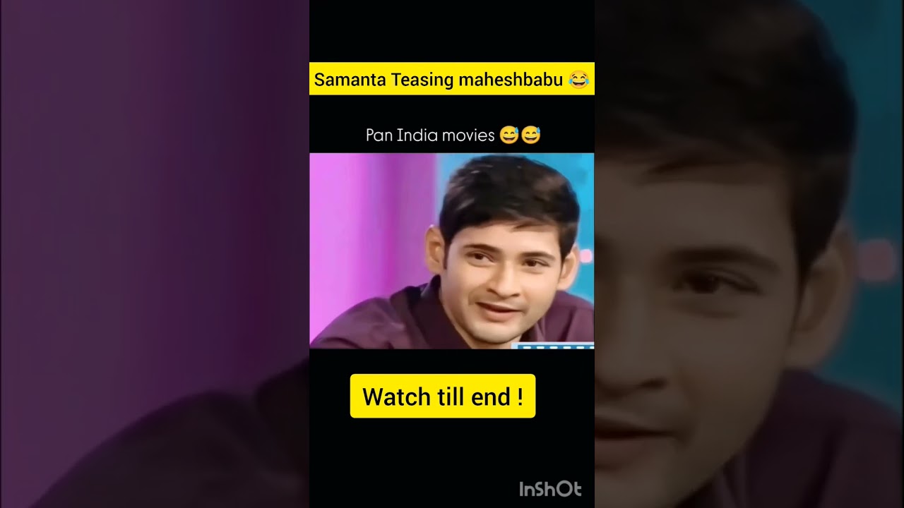 samanta Teasing maheshbabu #maheshbabu #samantha #trip #movies #interview #movie #hyderabad #ssmb29