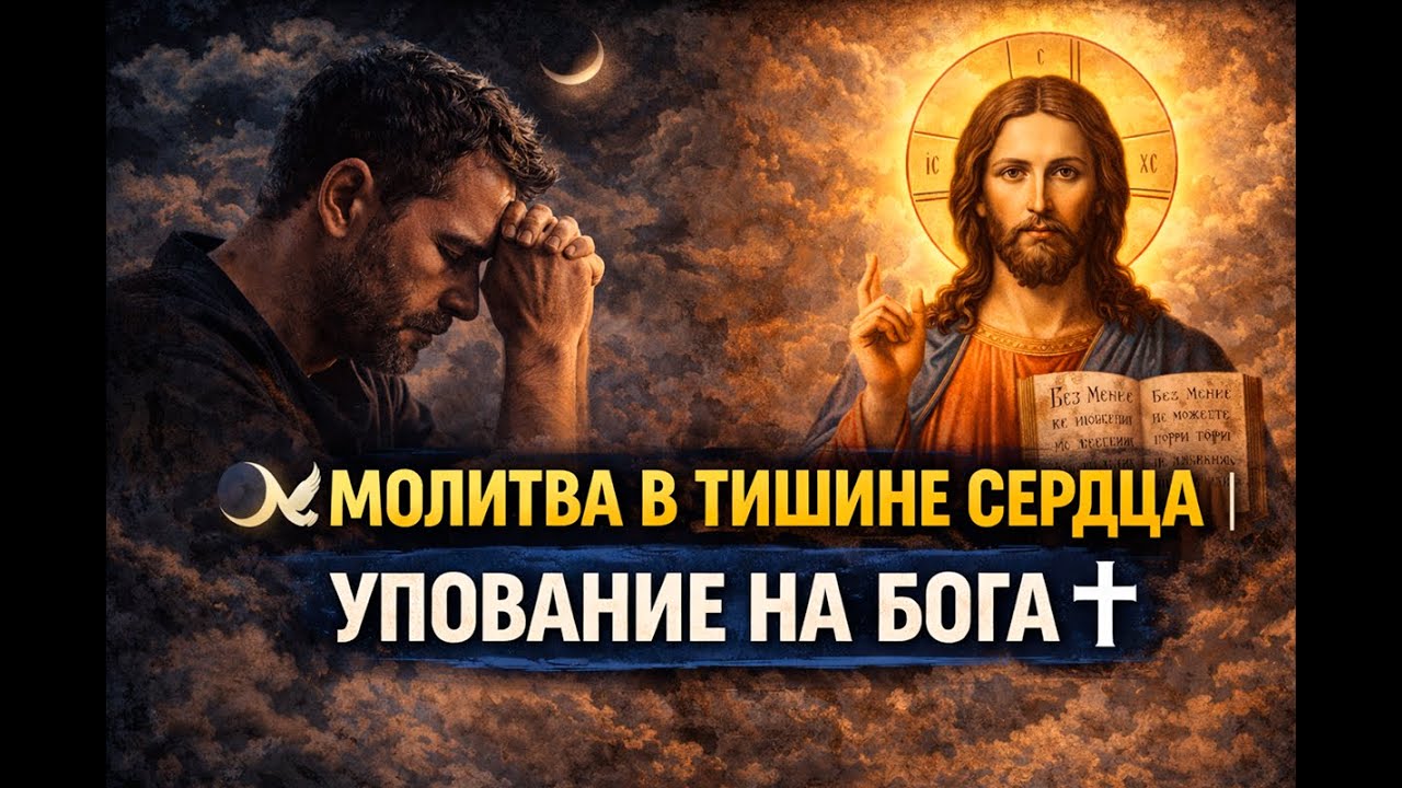 🌑 МОЛИТВА В ТИШИНЕ СЕРДЦА | УПОВАНИЕ НА БОГА ✝️ #молитва #защита #православие #вера