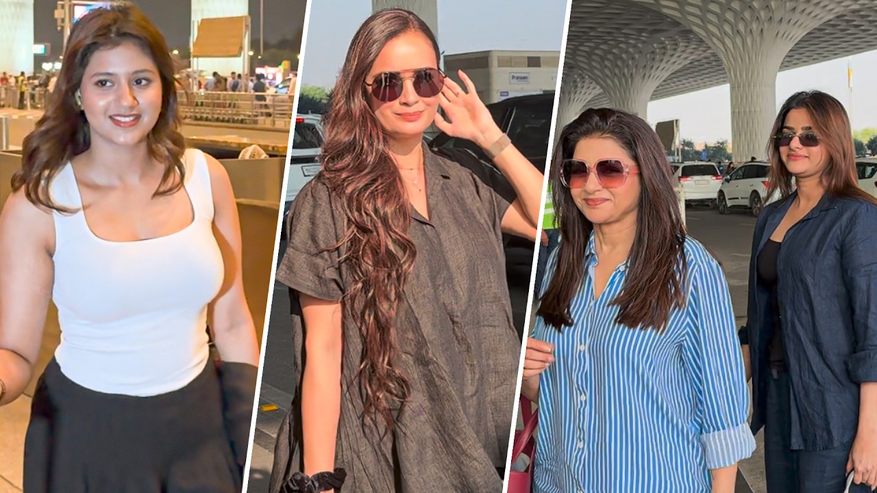 When Women SLAYYY At The Mumbai Airport Ft. Bhagyashree, Avantika Dassani, Dia Mirza & Anjali Arora