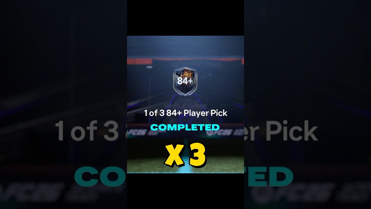 1 of 3 84+ Player Picks SBC x3 #fc26