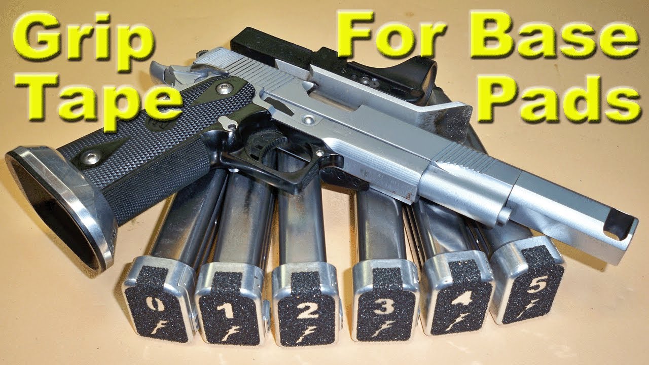 Grip Tape For Your Pistol Grip & Magazine BasePads