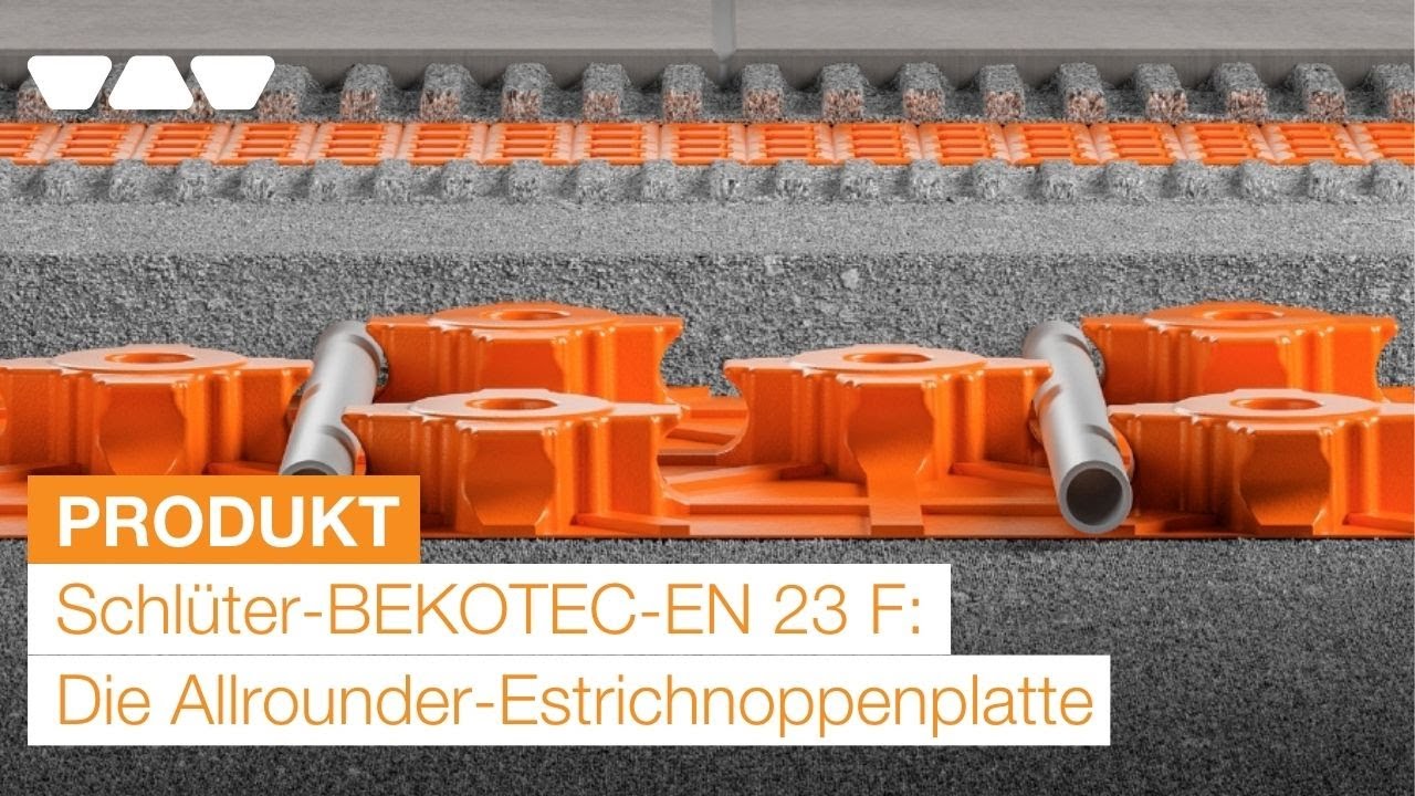 Schlüter-BEKOTEC-EN 23 F: Maximale Dämmung und Effizienz | Animation