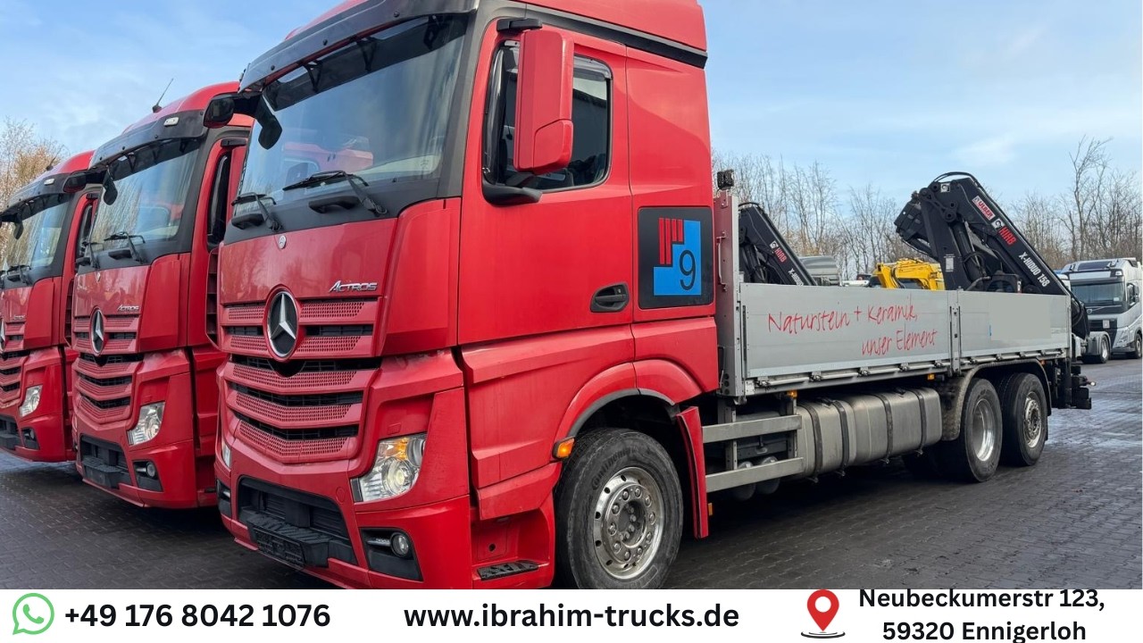 Actros 2545 HIAB 158 - 2018 | Ibrahim Trucks