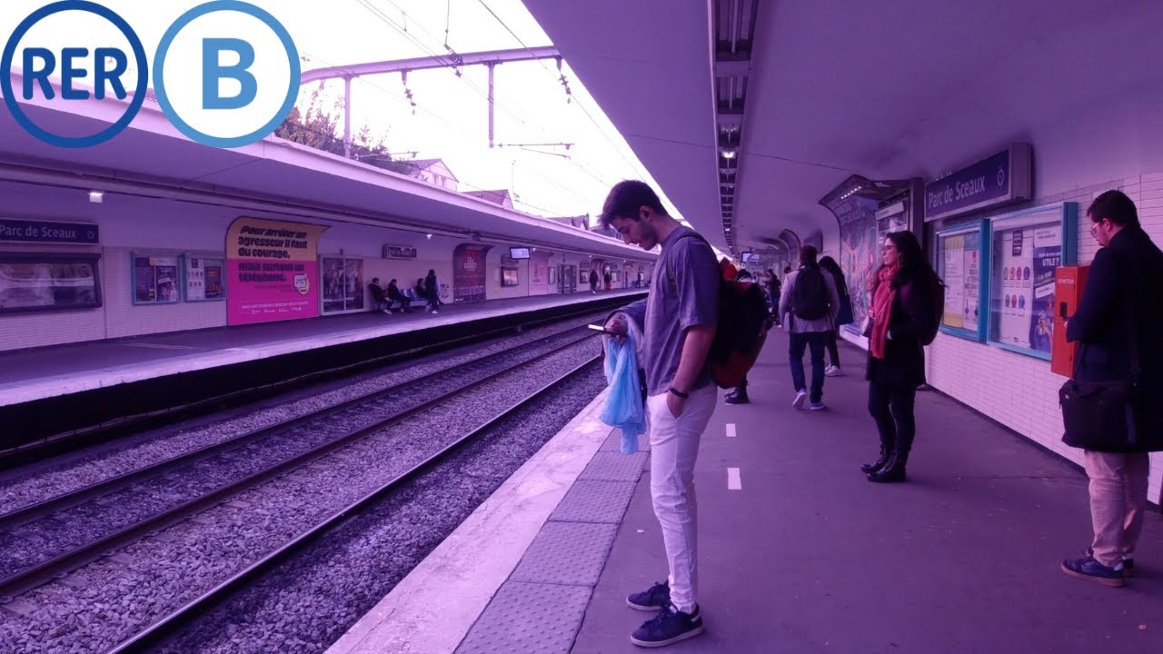 PARC DE SCEAUX STATION, RER B. ILE DE FRANCE.