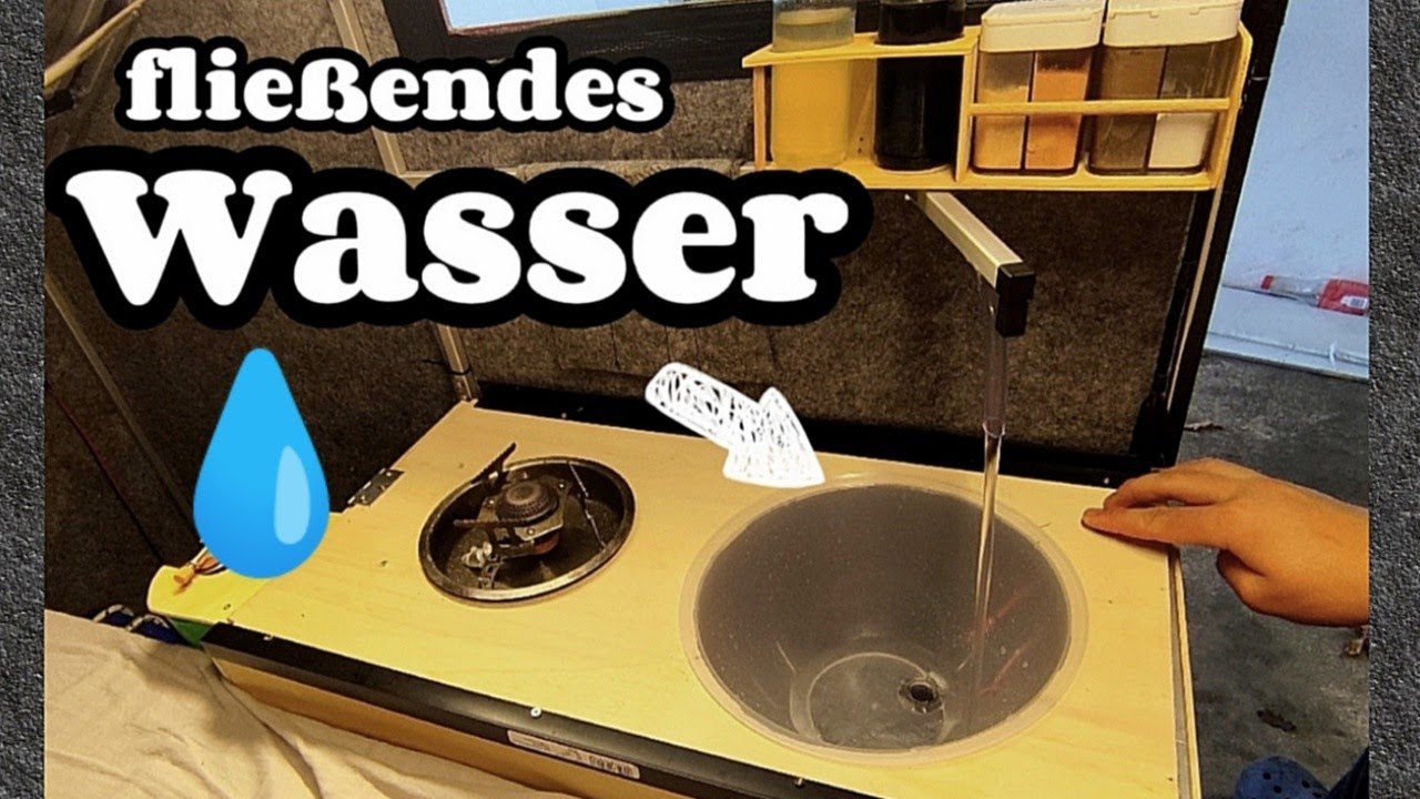 😱fließendes WASSER💧im Fahrradwohnwagen!! Teil 1/2 Vorstellungen des Wassersystems [german]