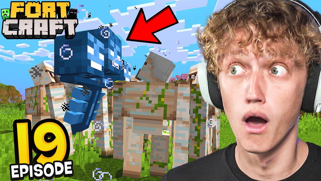 FortCraft #19 - I FOUGHT THE WITHER BOSS! (bad idea)