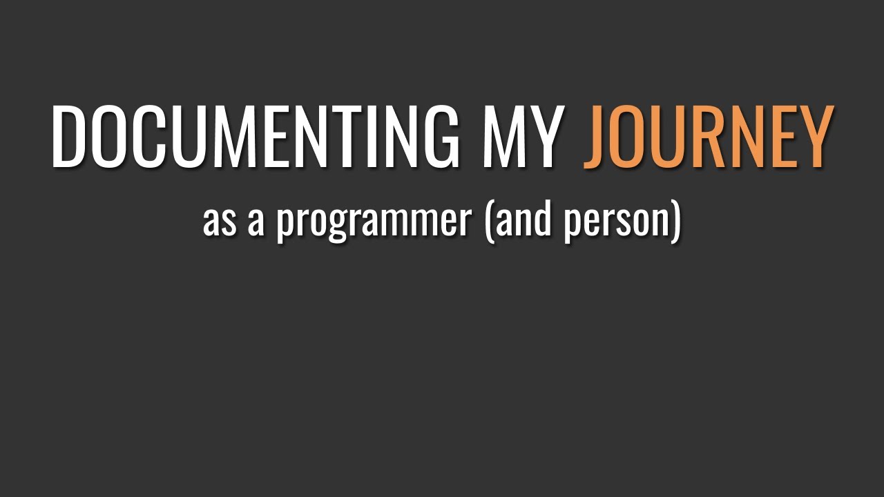 Documenting My Journey on YouTube