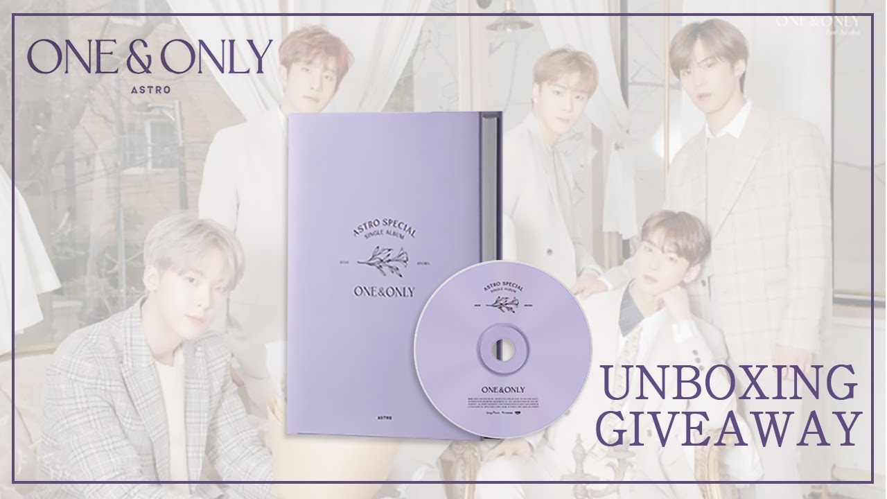 〈UNBOXING〉🎁GIVEAWAY🎁 ASTRO - &lsquo;ONE&ONLY&rsquo;