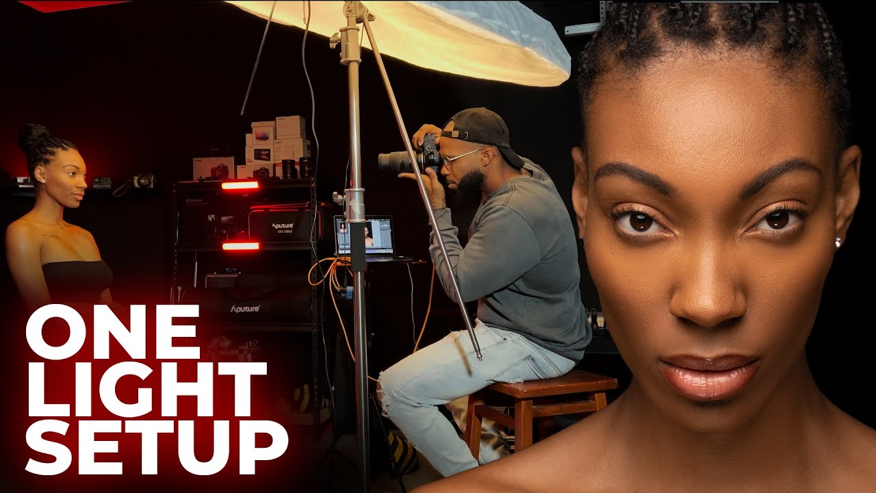 The ULTIMATE one light set up (ANYONE CAN DO THIS)