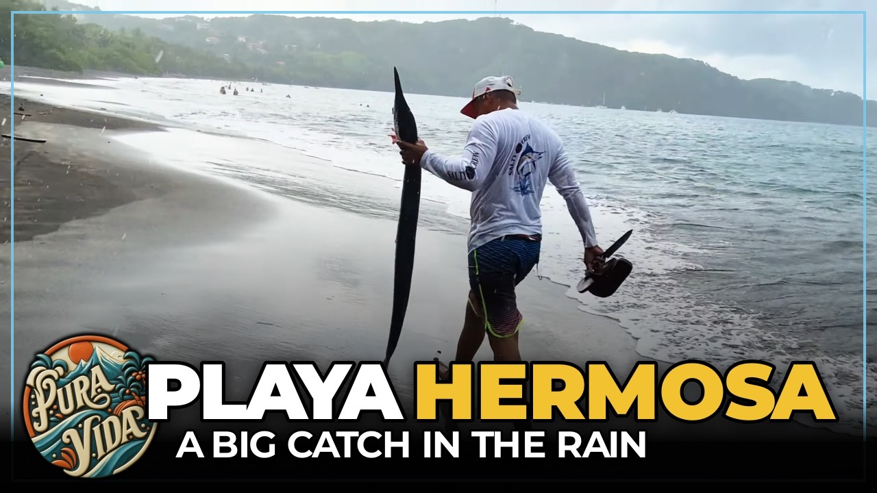 [4K] RAINY SEASON 💦 Walk & Talk Playa Hermosa, Guanacaste #costarica