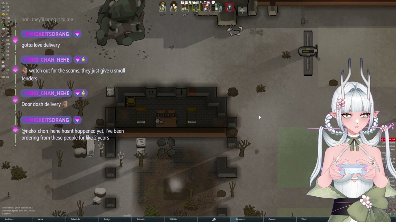 Rimworld | Live Stream VOD - Everyone has the plague?!
