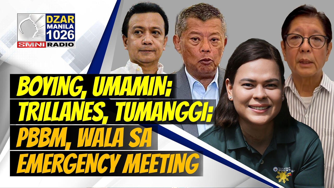 MakiAlam: Omb. Remulla, UMAMIN na pero Trillanes, TUMANGGI pa; PBBM, wala sa emergency meeting
