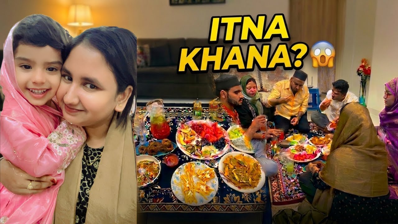 Last Family Iftar Before Eid 😢 Itna Khana Banaya! Full Family Feast ❤️