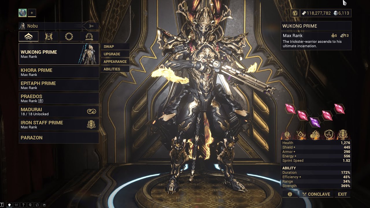 Warframe Maximum Investment - Wukong  Prime | Techrot Encore