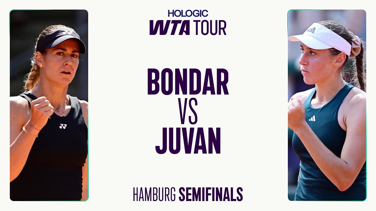 Anna Bondar vs. Kaja Juvan | 2025 Hamburg Semifinal | WTA Match Highlights
