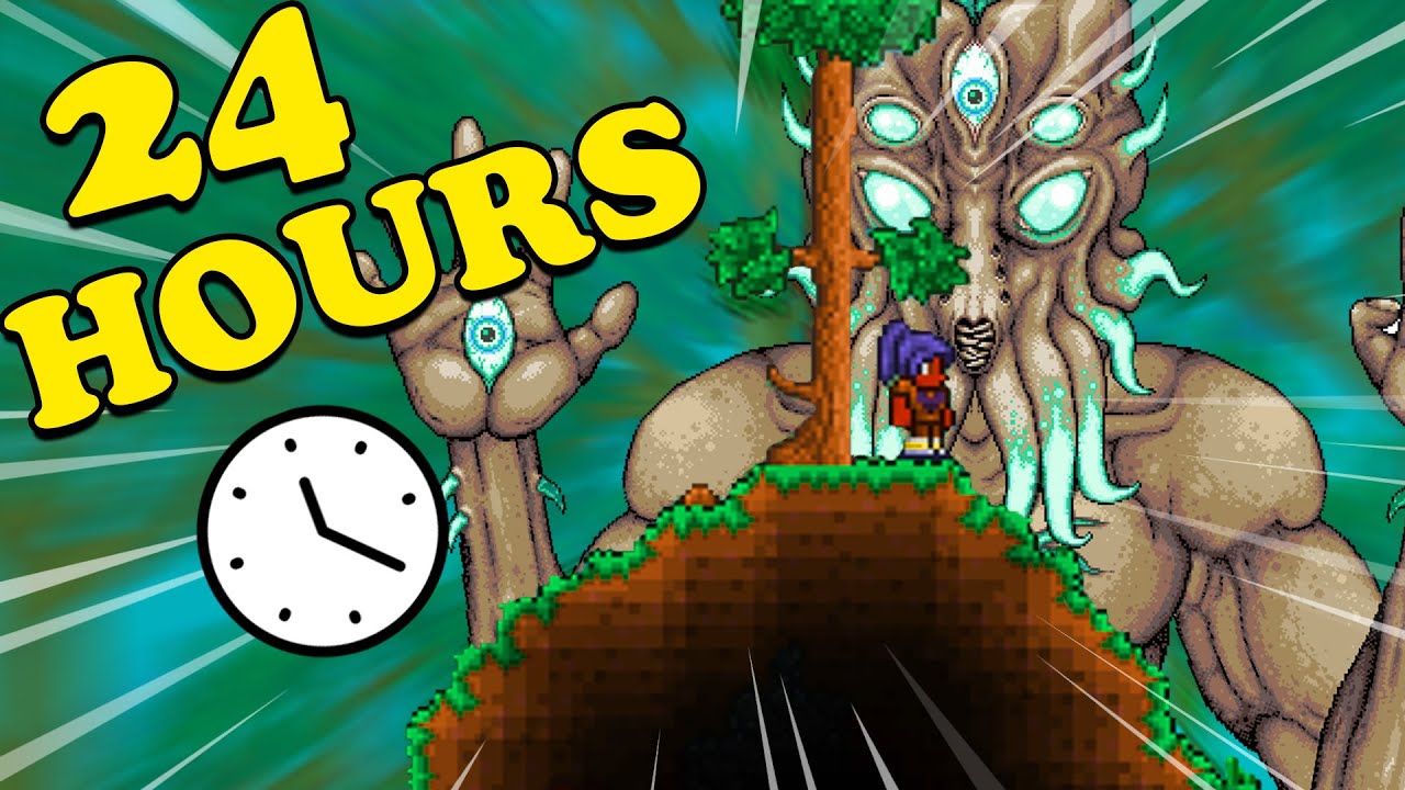 Я играл в Terraria 24 часа, а потом случилось ЭТО