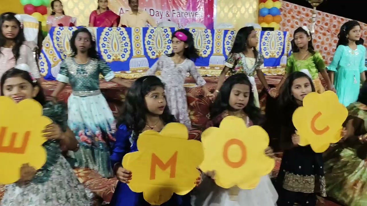 @Mjpapbcwr girls narsaraopeta ❤️# annual day celebration 🥳🎉🎉 22/2/2026, 5th class students 💞
