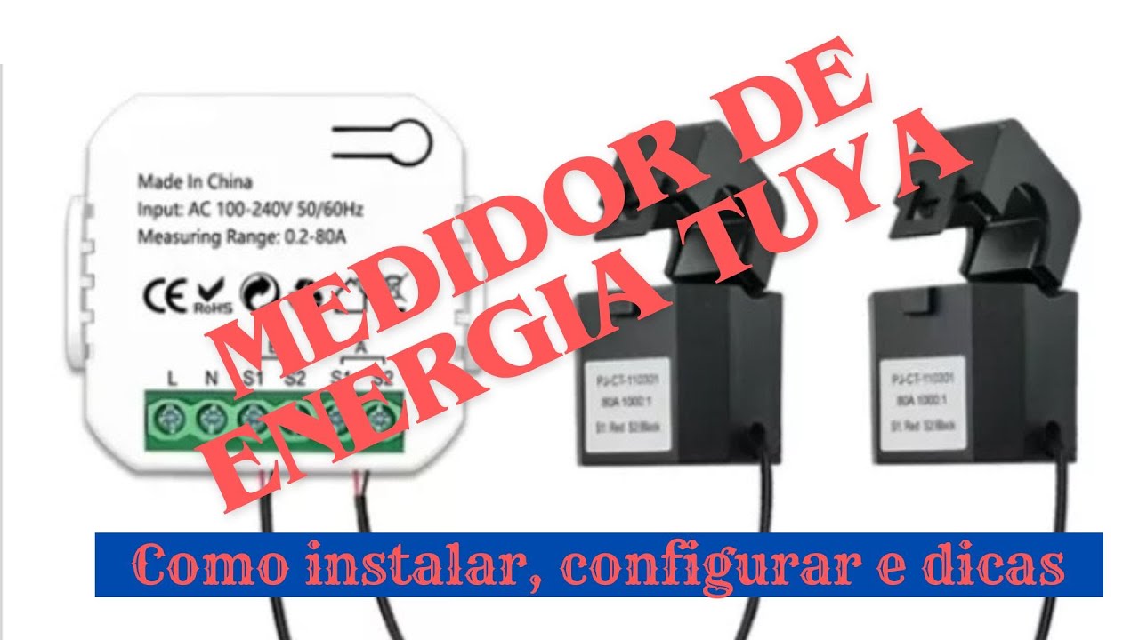 Medidor de energia e consumo TUYA. SMART WiFi. Caracteristicas, como instalar, configurar e dicas.