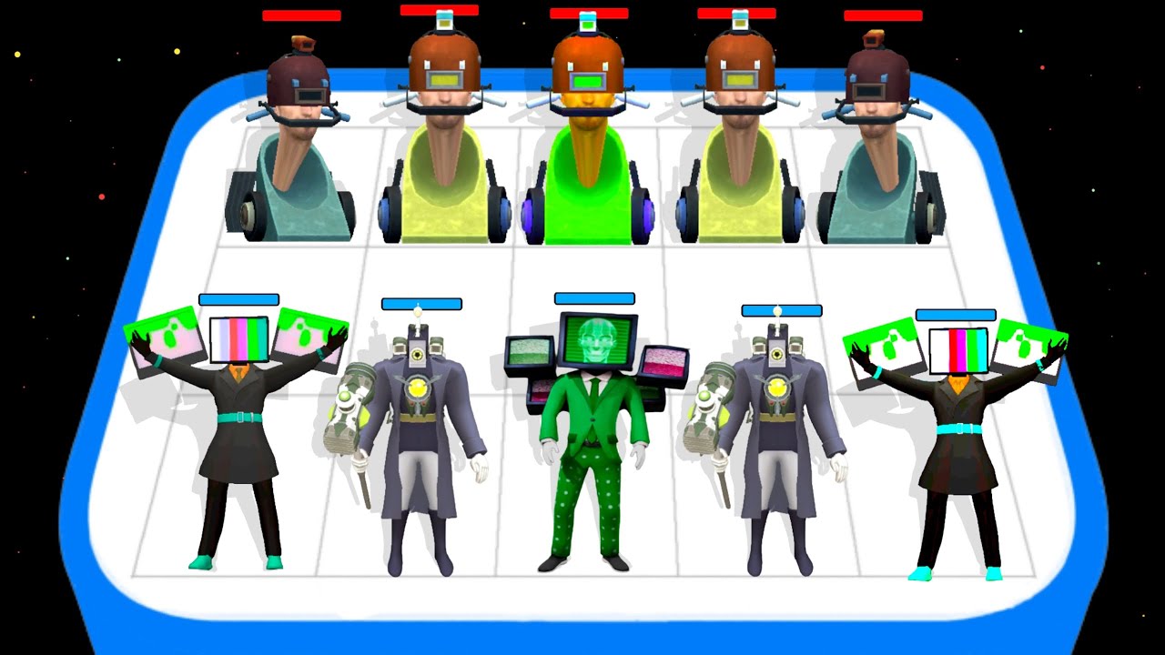 Merge Sink- Merge Toilet Monster, Multiverse Cameraman, Merge Master Gameplay Max Levels